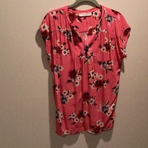 Loft Floral Pink Women's Top
